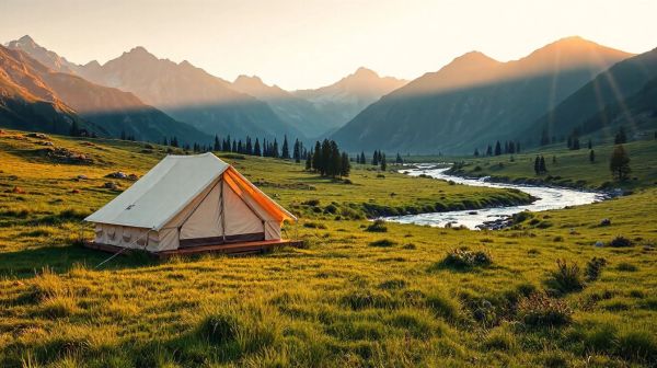 Top 5 destinations pour un camping de luxe inoubliable